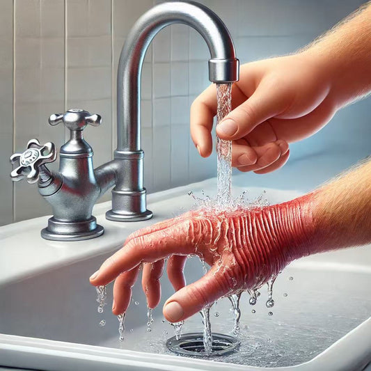 วิธีการใช้ครีมบัวหิมะ Baofuling By Baoshutang ฟื้นฟูผิวสำหรับแผลไฟไหม้ น้ำร้อนลวก